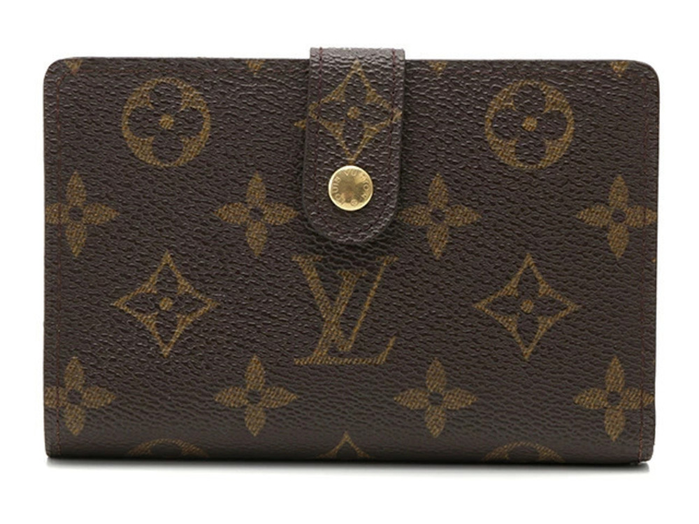 LOUIS VUITTON Wallet Coin Portemonnaie Viennois Monogram